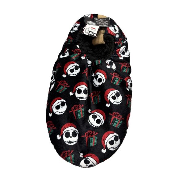 Nightmare Before Christmas Women Slippers NWT New Santa Jack M/L 7.5-9.5 - Picture 1 of 5